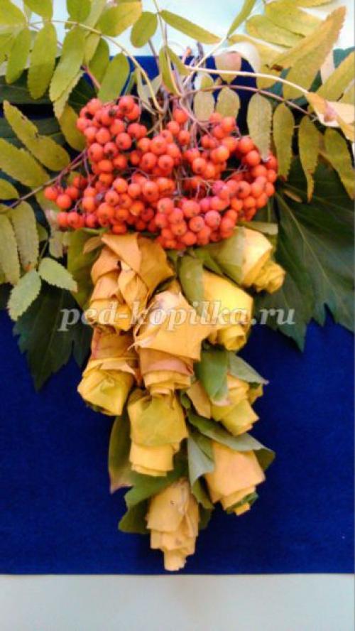 Красота из природных материалов: как из листьев сделать розу 30 Красота из природных материалов: как из листьев сделать розу 30