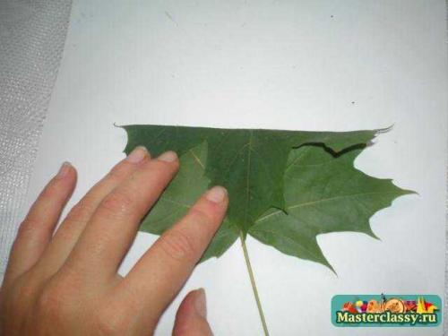 Красота из природных материалов: как из листьев сделать розу 08 Красота из природных материалов: как из листьев сделать розу 08