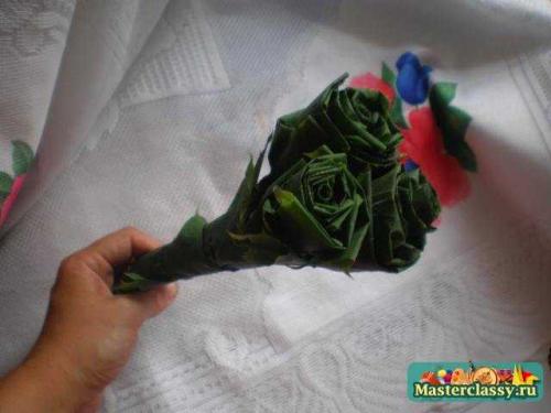 Красота из природных материалов: как из листьев сделать розу 19 Красота из природных материалов: как из листьев сделать розу 19