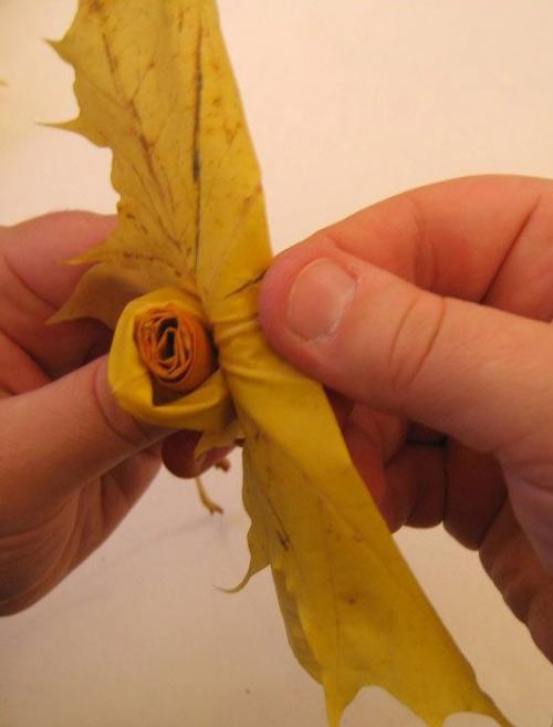 Как были созданы первые розочки из кленовых листьев. Как сделать розу из кленовых листьев поэтапно своими руками: мастер класс