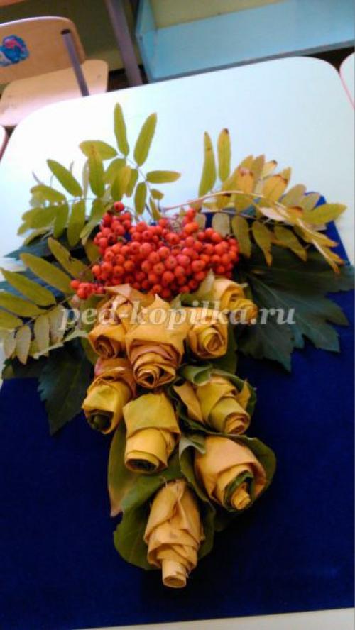Красота из природных материалов: как из листьев сделать розу 28 Красота из природных материалов: как из листьев сделать розу 28