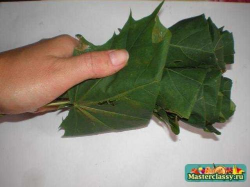 Красота из природных материалов: как из листьев сделать розу 14 Красота из природных материалов: как из листьев сделать розу 14