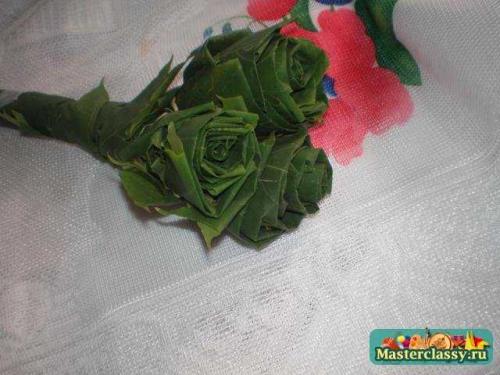 Красота из природных материалов: как из листьев сделать розу 16 Красота из природных материалов: как из листьев сделать розу 16