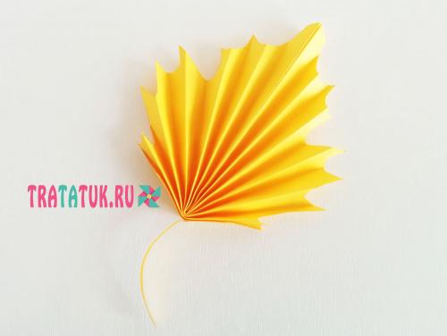 Как склеивать листья, чтобы они держались вместе