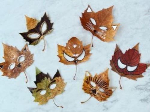 Поделки из листьев поэтапно. Мастер-класс «Поделки из листьев» 38
