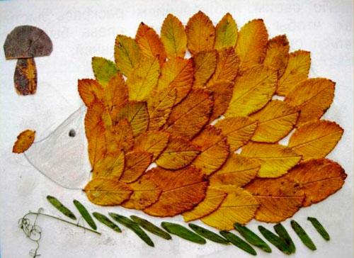 Поделки из листьев в садик. Поделки из осенних листьев в детский сад: 50 идей