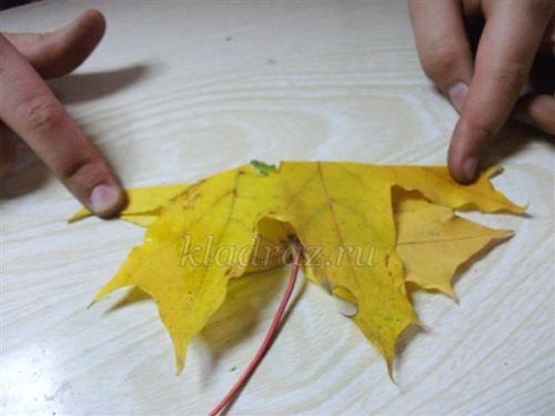 Создание роз из кленовых листьев: искусство и техника 01