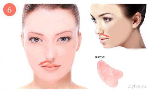 Как убрать носогубные складки Гуаша. Массаж Гуаша для лица самостоятельно: описание техники выполнения