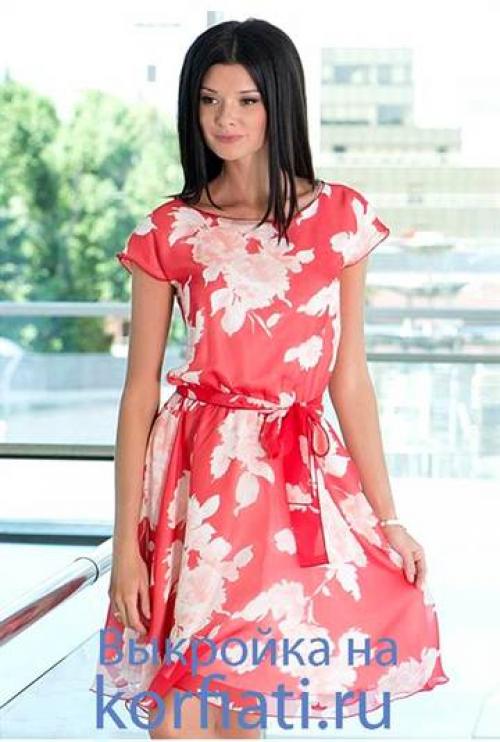 Выкройка свободного платья с цельнокроеным рукавом три четверти: простые инструкции для начинающих 15