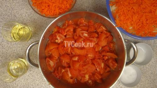 Салат из помидоров с рисом на зиму. Овощной салат с рисом на зиму