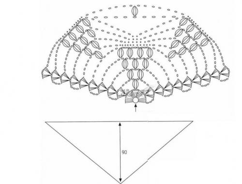 Шаль винограда гроздья. Шаль Виноградные гроздья