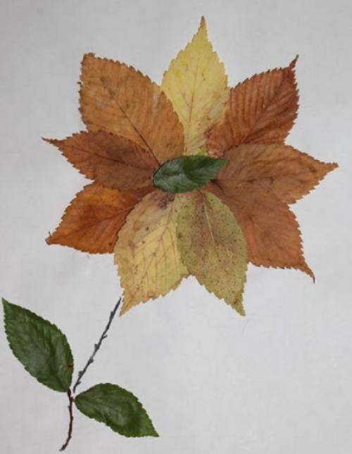 Поделки из листьев на тему осени для детского.. Аппликации из листьев на тему «Осень» для школы и детского сада