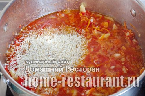 Можно ли добавлять в овощной салат на зиму с рисом мясо или морепродукты.