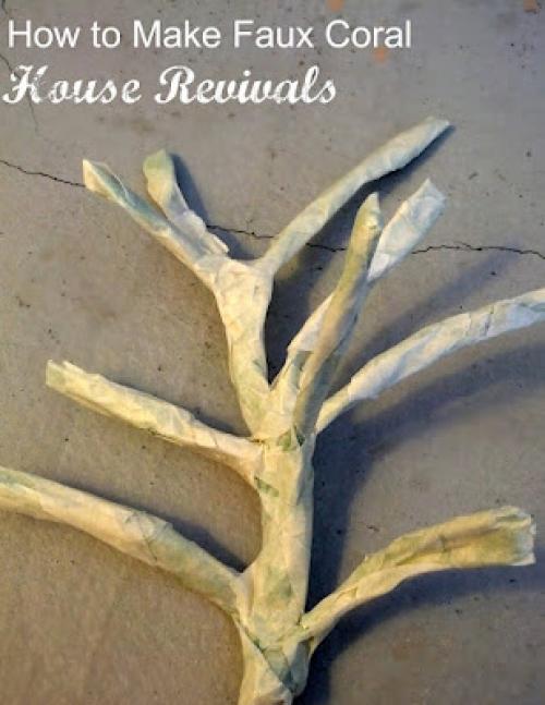 Кораллы сделать своими руками. Кораллы для аквариума своими руками. Делаем кораллы Как сделать имитацию коралловой ветки