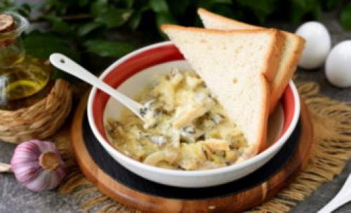 Рецепт рапанов в сливочном соусе