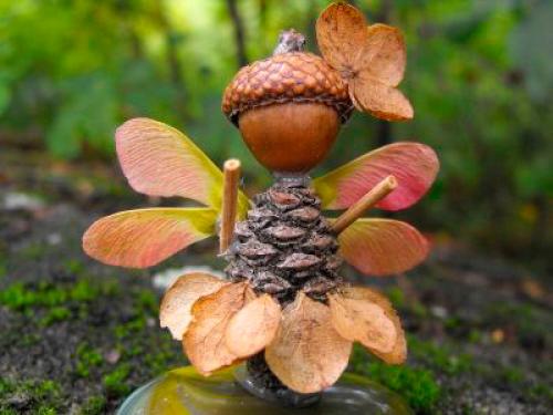 Поделки из шляпок желудей своими руками. Поделки из желудей для детей: 58 идей с фото