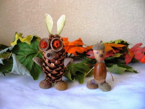 Фигурки из желудей своими руками. Поделка из желудей своими руками: мастер-класс для детей, способы изготовления поделки, подробные схемы работы своими руками + фото оригинальных идей