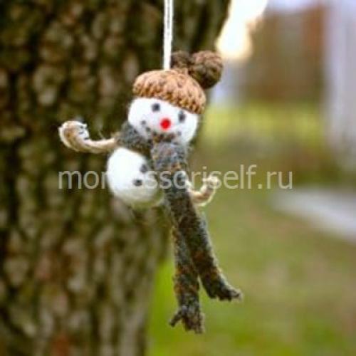 Декор для дома из желудей собственными руками. Детские поделки из желудей своими руками