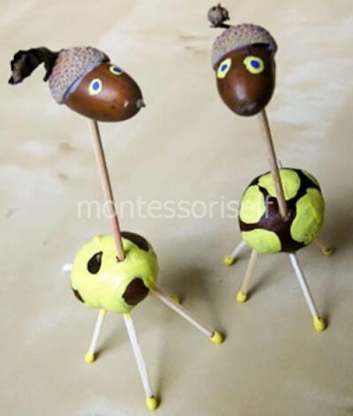 Декор для дома из желудей собственными руками. Детские поделки из желудей своими руками