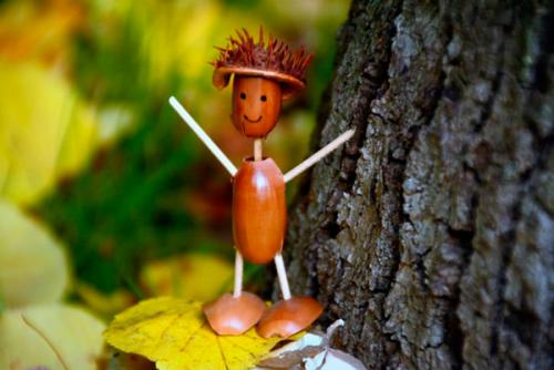 Поделки из шляпок желудей своими руками. Поделки из желудей для детей: 58 идей с фото