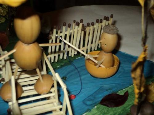 Фигурки из желудей своими руками. Поделка из желудей своими руками: мастер-класс для детей, способы изготовления поделки, подробные схемы работы своими руками + фото оригинальных идей