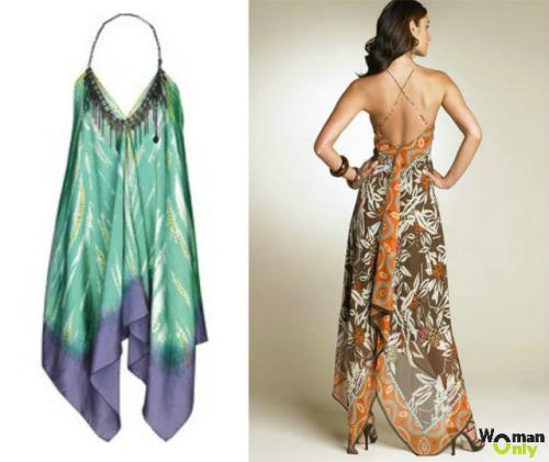 Платье из платков: пошаговая инструкция для начинающих 04