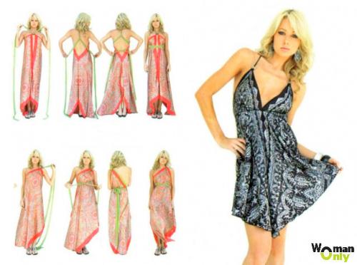 Платье из платков: пошаговая инструкция для начинающих 05