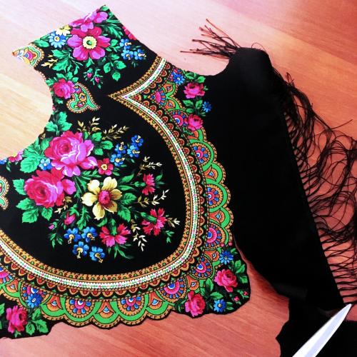 Платье из платков: пошаговая инструкция для начинающих 12