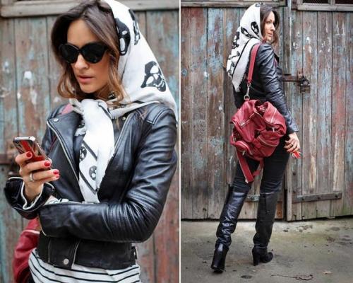 Как носить платок на голове. Стильные приемы завязывания