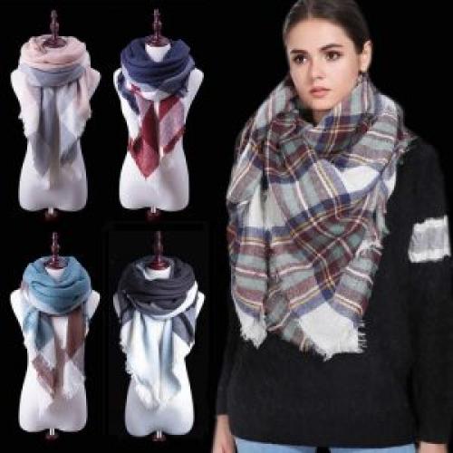 Как носить большой платок — 10 способов и 100 фото