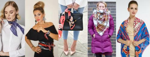 Как подобрать цвет и узор платка к вашему типу фигуры.